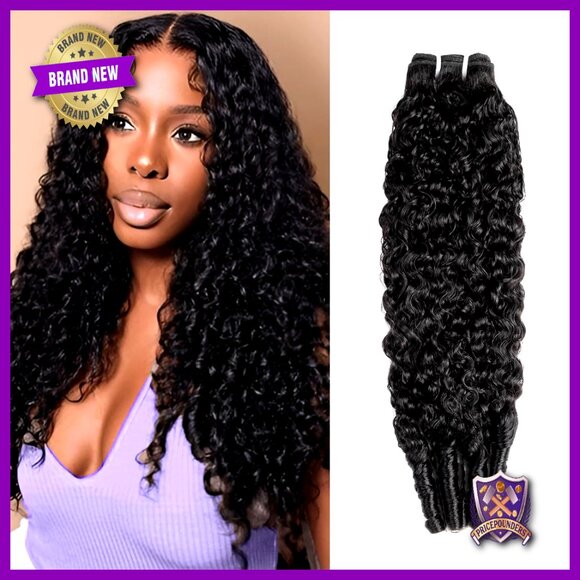 18 Inch Human Hair Extensions Water Wave Bundles Virgin Remy Quick Weave